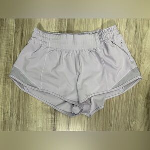 lululemon athletica Women's Light Purple Athletic Shorts